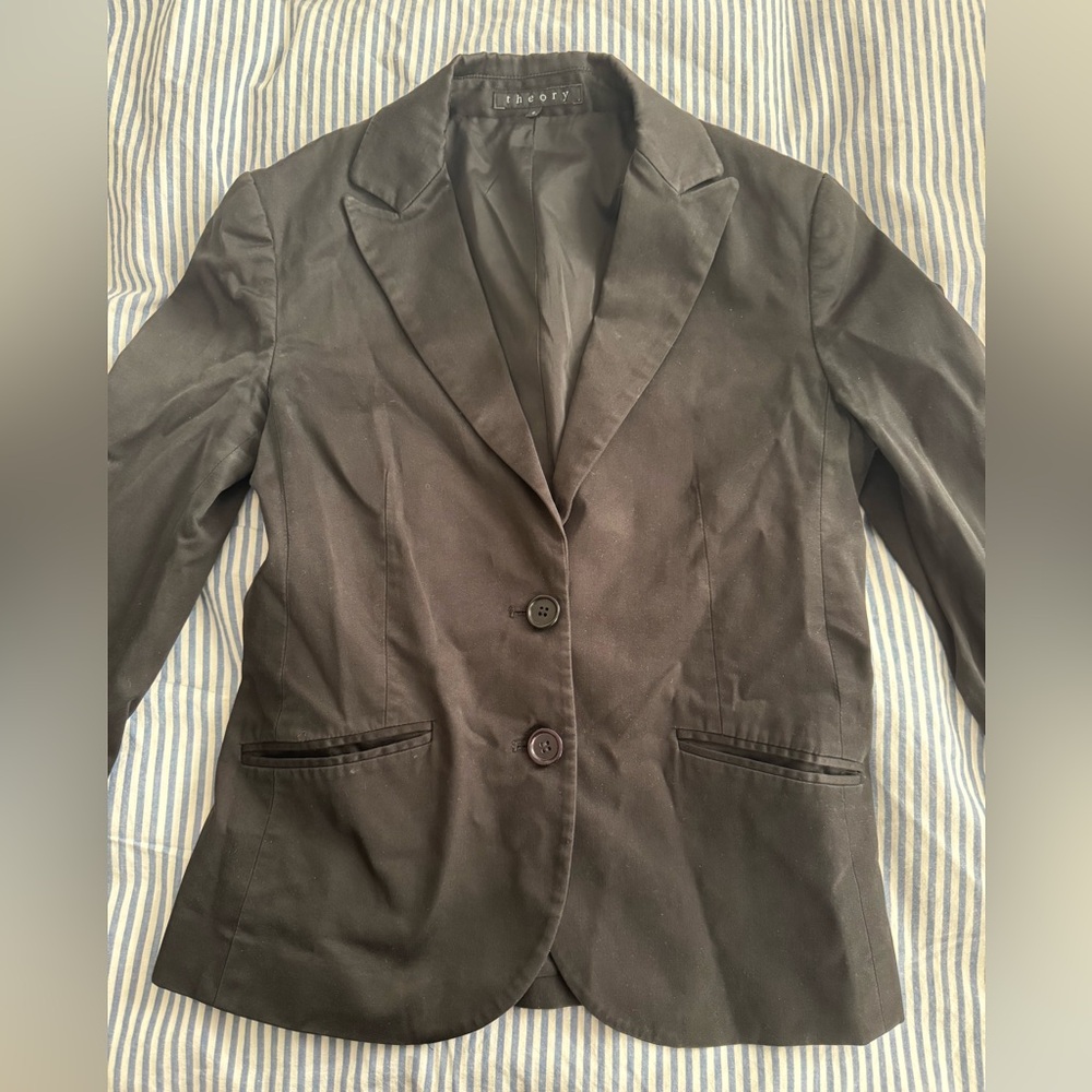 Well worn Theory blazer in black